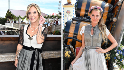 Danni Büchner gab am Mittwoch ihr Wiesn-Debüt. Hatte sie Angst, Giulia Siegel über den Weg zu laufen?