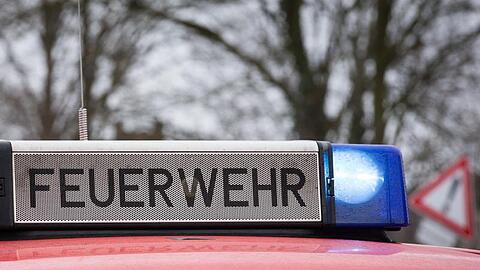 Das Blaulicht eines Feuerwehrautos leuchtet. Foto: Friso Gentsch/dpa
