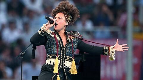 Alicia Keys auf der Bühne 2016.