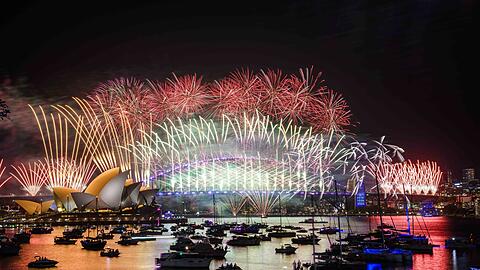 Besonders groß war das Feuerwerk diesmal in Sydney.
