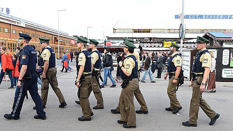 Die Wiesn-Wache im Einsatz (Archivbild).