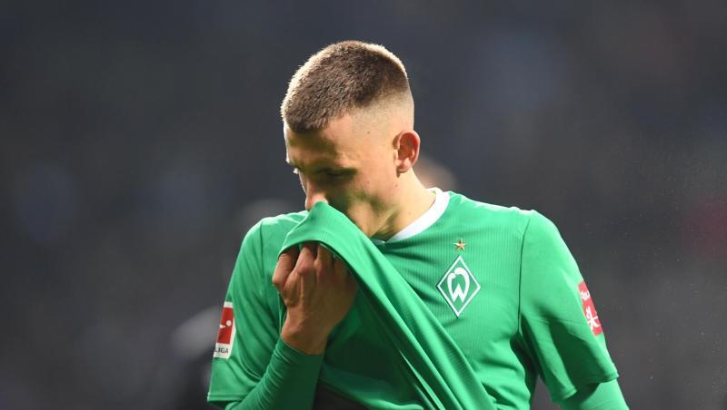 Die Bremer um Maximilian Eggestein warten schon seit acht Spielen auf einen Sieg. Die Bremer um Maximilian Eggestein warten schon seit acht Spielen auf einen Sieg.