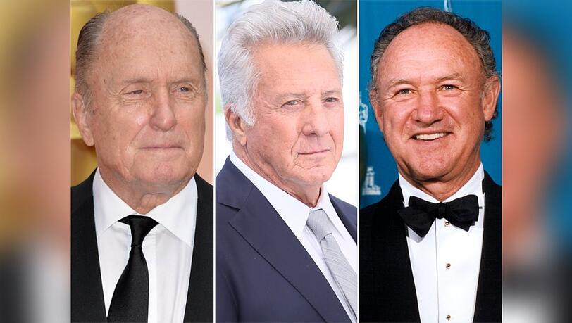 Freunde schon vor ihren Karrieren: Robert Duvall, Dustin Hoffman und Gene Hackman (v.l.)