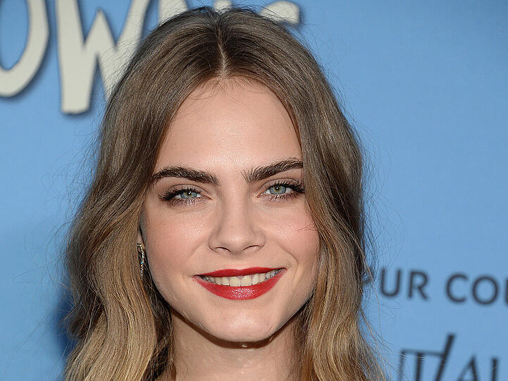 Cara Delevingne bei der Premiere ihres Films "Margos Spuren" in New York