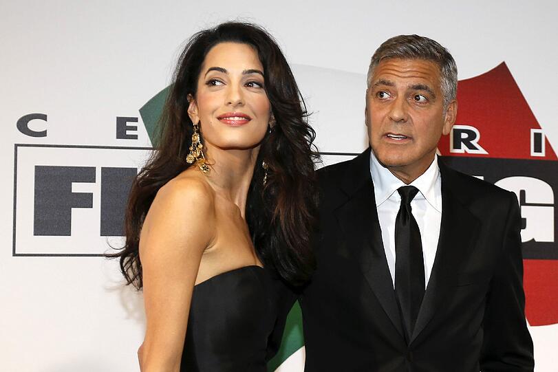 Amal Alamuddin und George Clooney.