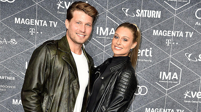 Raúl Richter und Vanessa Schmitt bei der Verleihung der IMA 2019 International Music Awards in Berlin