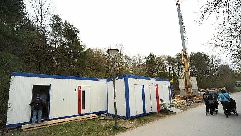 Die Anlage neben dem Michaeligarten...