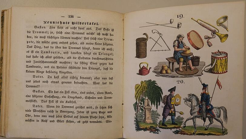Trommel, Trompete, Triangel - die erklären den Buchstaben "T". Trommel, Trompete, Triangel - die erklären den Buchstaben "T".