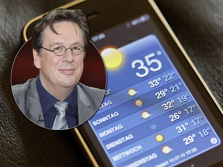 Wetter-Vorhersagen auf dem Smartphone sind meist sehr ungenau. Jörg Kachelmann sagt warum.