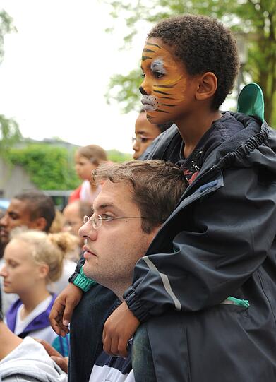 Sportliches Programm: das Promenadefest in Riem. Hier sind die schönsten Bilder.