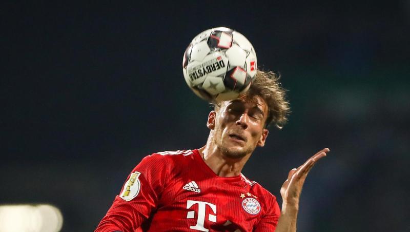Münchens Leon Goretzka köpft den Ball. Foto: Christian Charisius/Archivbild Münchens Leon Goretzka köpft den Ball. Foto: Christian Charisius/Archivbild