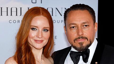 Barbara Meier und Klemens Hallmann werden erneut Eltern.