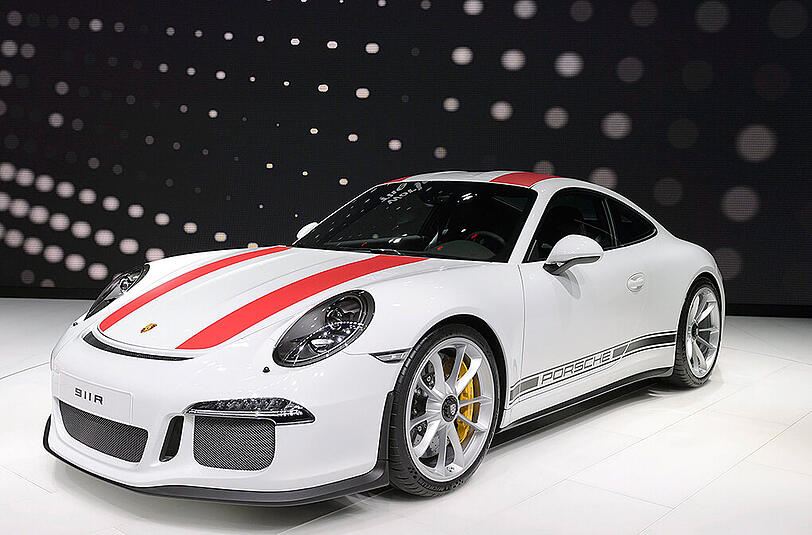Auch der neue Porsche 911 R wurde vorgestellt.
