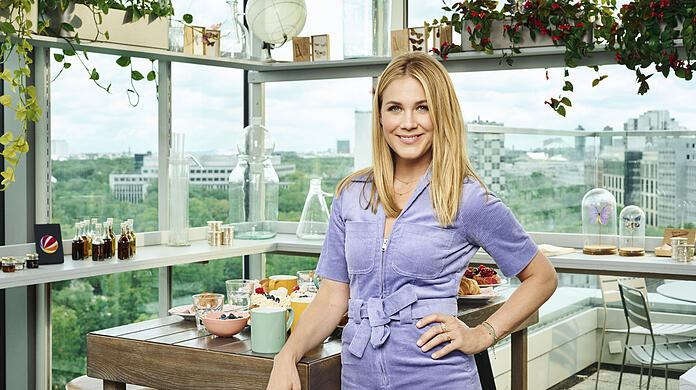 Alina Merkau moderiert seit 2014 beim "Sat.1-Frühstücksfernsehen".