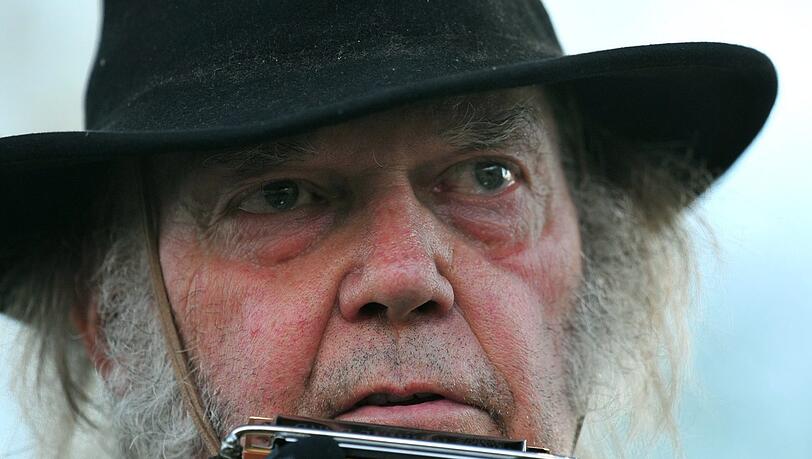 Der kanadische Musiker Neil Young.