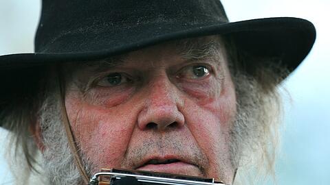 Der kanadische Musiker Neil Young.