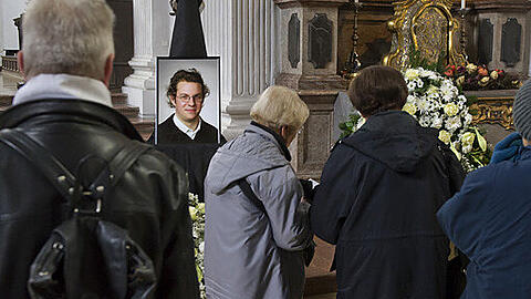 Trauerfeier für Tilmann T. in der Kirche St. Michael