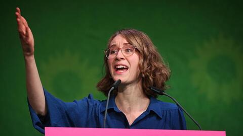 Eva Lettenbauer, Landeschefin der Grünen. Foto: Karl-Josef Hildenbrand/dpa/Archiv
