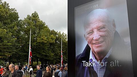 "Danke f&uuml;r alles": Das norwegische Volk nimmt in diesen Tagen Abschied von seinem geliebten K&ouml;nig Harald V.