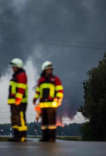 Auf dem Raffineriegelände in der Nähe von Ingolstadt hat sich in der Nacht eine Explosion ereignet.