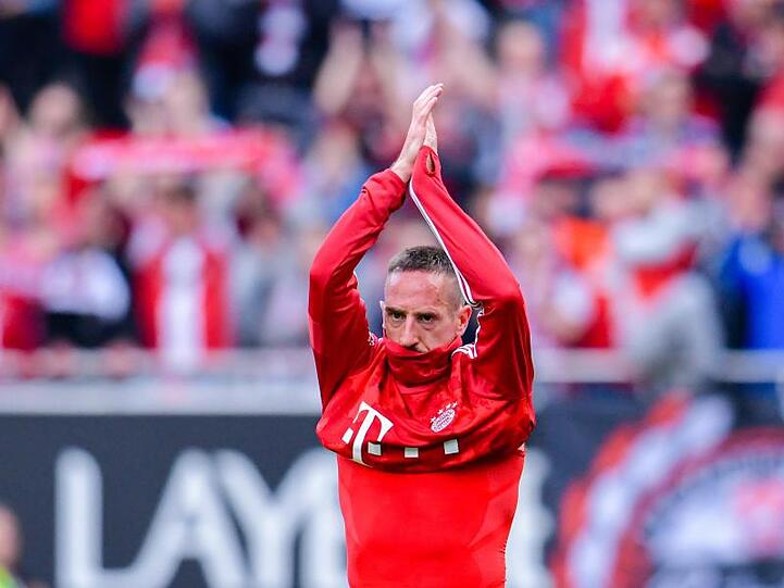 Münchens Franck Ribéry. Foto: Uwe Anspach/Archivbild