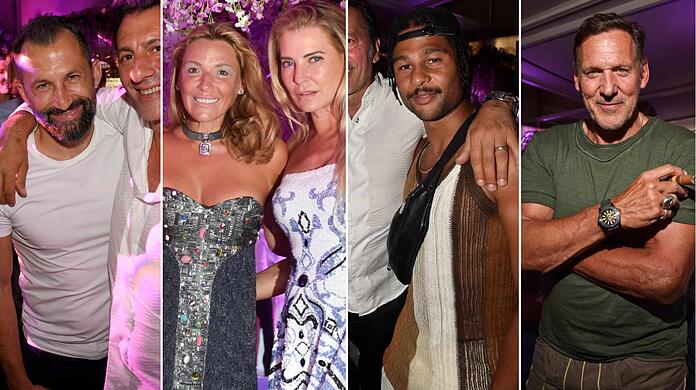 Zu Ehren des 15. Geburtstags von Promi-Lokal "H'Ugo's" traf die Münchner Party-Prominenz auf Stars des FC Bayern.