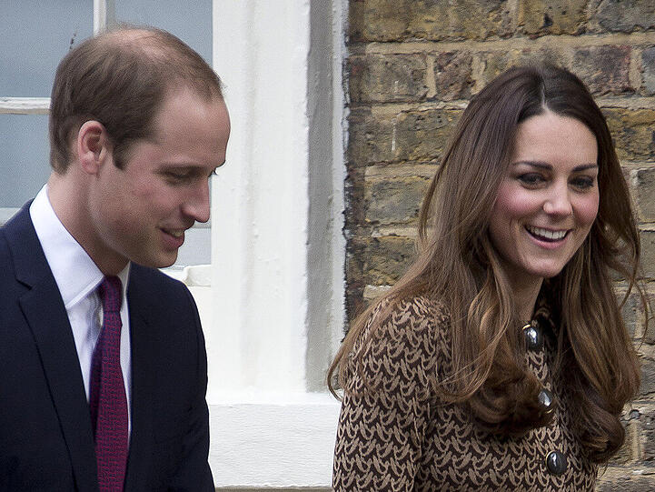 Glücklich und entspannt nach der Geburt ihres zweiten Kindes: Kate und William