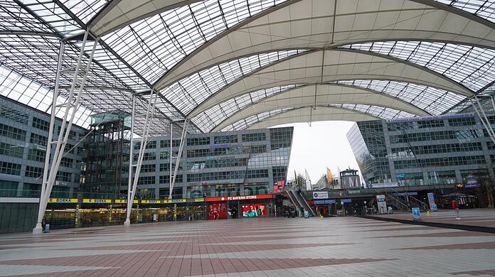 Das Munich Airport Center, in dem sich der Vorfall ereignete. (Symbolbild)