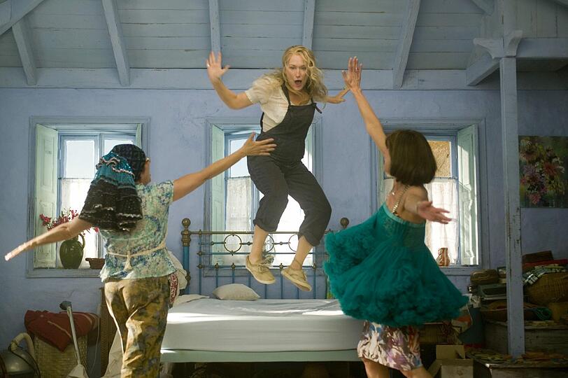 Der Film Mamma Mia wird bei der 1000 Filmnacht gezeigt.