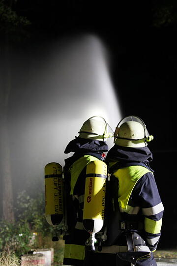 Großübung der Feuerwehr in einem Chemiewerk. Die spektakulären Bilder.