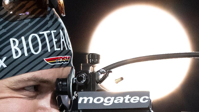 Biathlet Justus Strelow hat bei der WM eine Medaille im Visier.