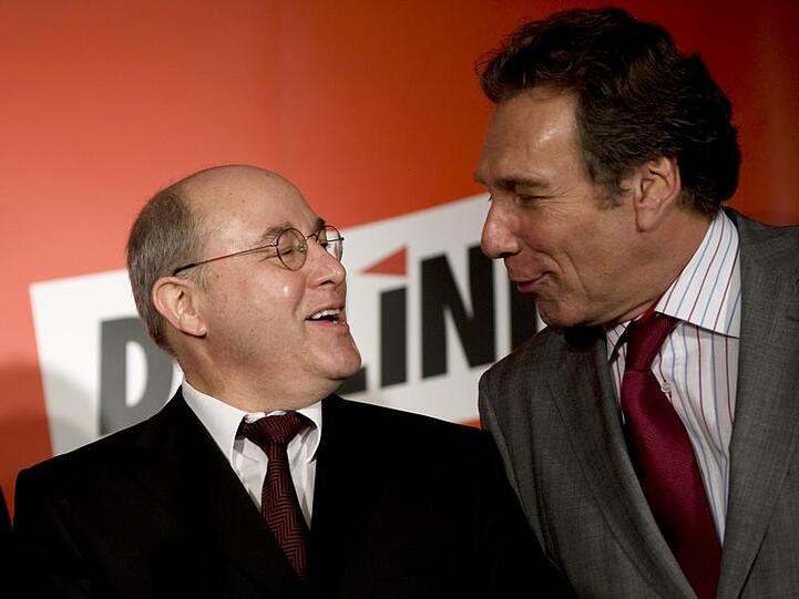 Linksfraktionschef Gregor Gysi stärkt Klaus Ernst den Rücken