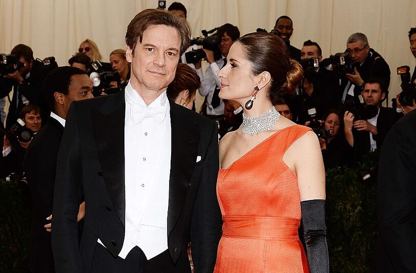 Colin Firth und Livia Giuggioli