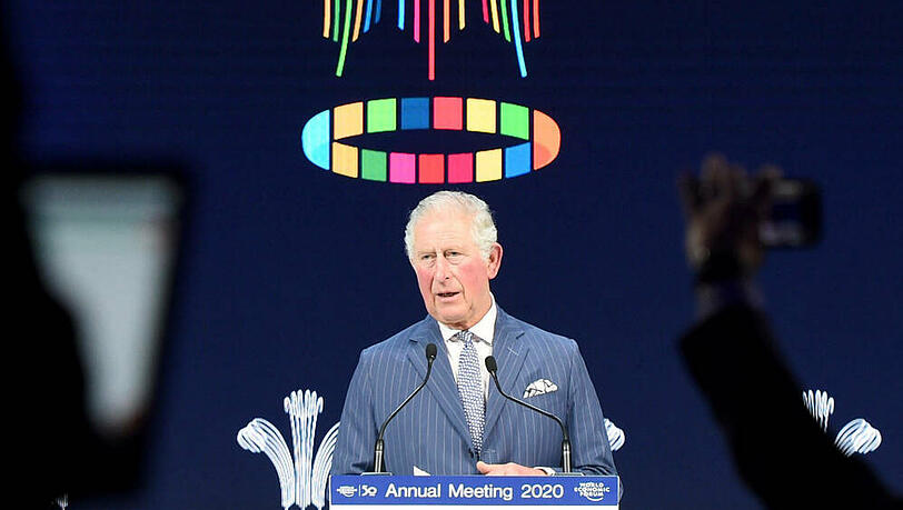 Prinz Charles beim Weltwirtschaftsforum in Davos Prinz Charles beim Weltwirtschaftsforum in Davos