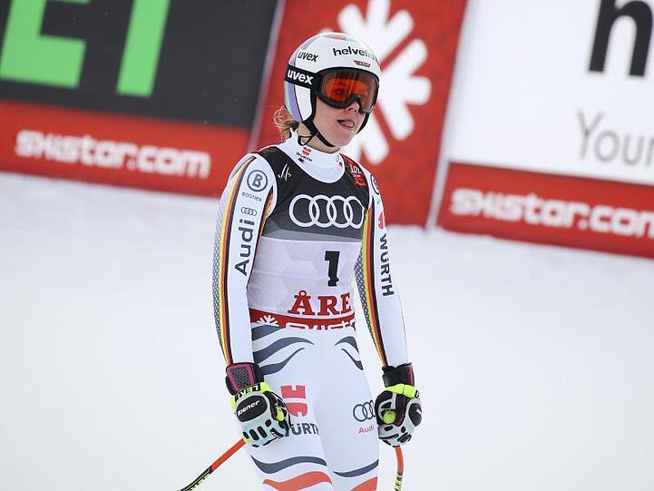 Viktoria Rebensburg belegte in der Abfahrt Rang elf.