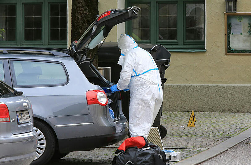 Mord in Bad Reichenhall - die Bilder vom Tatort.