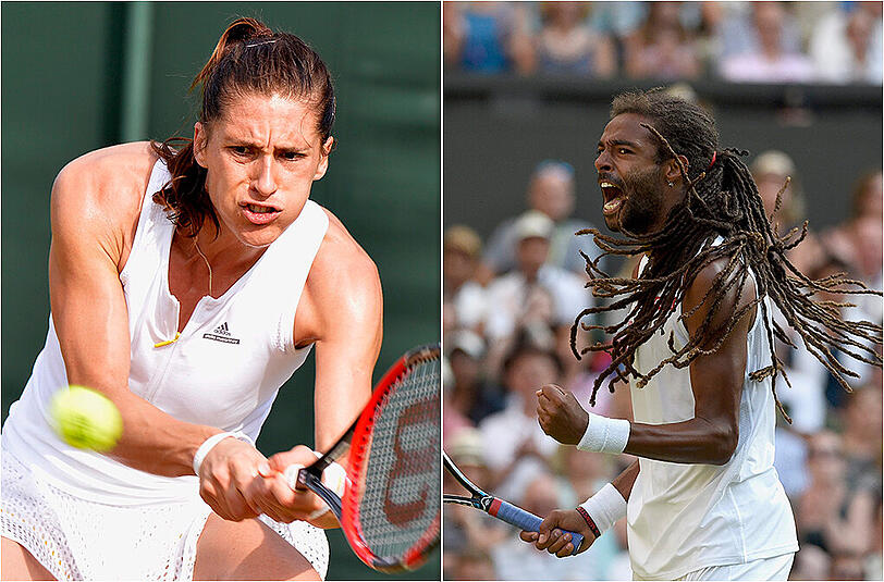 Die deutsche Tennis-Welt leidet und jubelt bei Wimbledon: Andrea Petkovic verpasste abermals das Achtelfinale und Dustin Brown ist nach seinem Sieg über Rafael Nadal immer noch überglücklich.