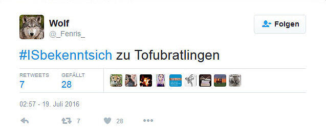 Unter dem Hashtag #ISbekenntsich schieben die Twitter-User dem IS die Verantwortung für Unannehmlichkeiten des Alltags zu.