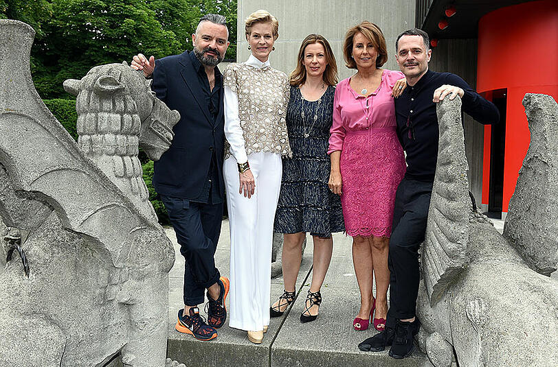 Adrian Talbot, Minzi zu Hohenlohe, Sabine Eichbauer, Gitta Gräfin Lambsdorff und Johnny Talbot