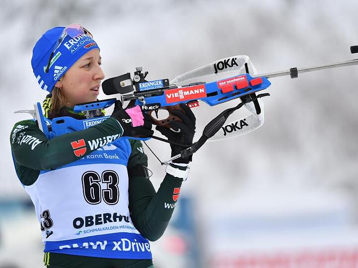 In Oberhof im Einsatz: Franziska Preuß.