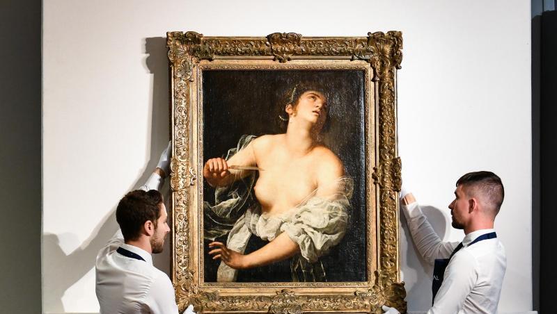 Das Gemälde "Lucretia" (ca. 1630) von Artemisia Gentileschi erzielte in Paris einen Rekord. Das Gemälde "Lucretia" (ca. 1630) von Artemisia Gentileschi erzielte in Paris einen Rekord.