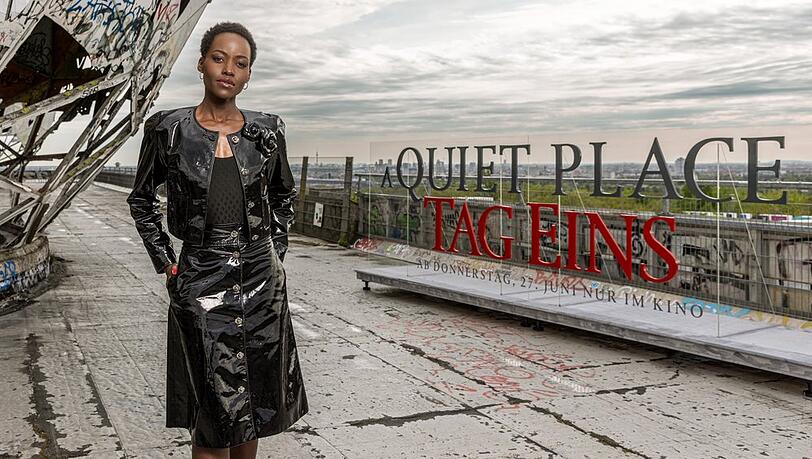 Im Rahmen der Tourings von "A Quiet Place: Tag Eins" Ende April stattete Hauptdarstellerin Lupita Nyong'o Berlin einen Besuch ab.