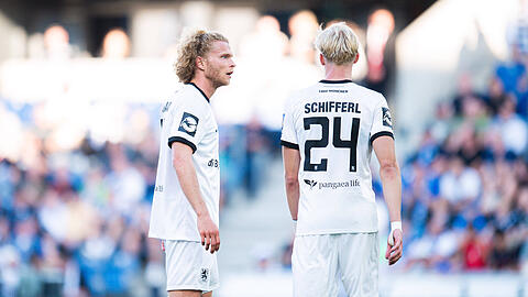 Jesper Verlaat (l.) und Raphael Schifferl fehlen dem TSV 1860 längerfristig.