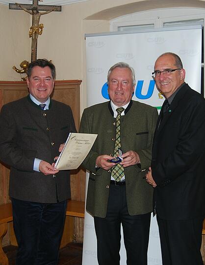 Würmtaler 2013 von links: Josef Schmid, Dr. Peter Igl, Frieder Vogelsgesang