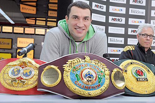 Weltmeister der Verbände IBF, WBO und IBO: Wladimir Klitschko.