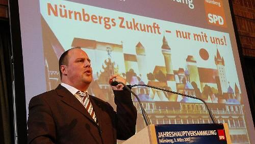 Christian Vogel - der alte und neue Nürnberger SPD-Chef. Christian Vogel - der alte und neue Nürnberger SPD-Chef.