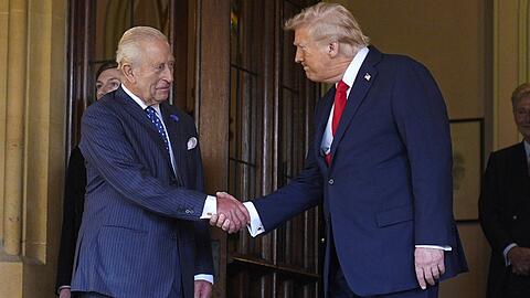 Sehen sich Donald Trump und K&ouml;nig Charles im April wieder?