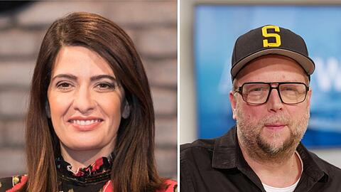 Linda Zervakis und Smudo nehmen am Samstag beim "The Masked Singer"-Auftakt als Rate-Gäste teil.