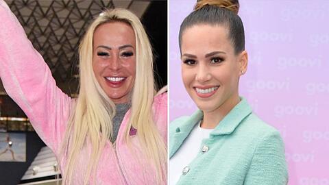Nicht nur ältere Kandidaten plagen sich im Camp mit körperlichen Strapazen: Auch Cora Schumacher (l.) und Angelina Pannek mussten die Reißleine ziehen.