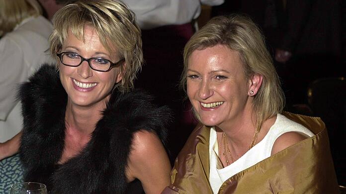 Ulla Kock am Brink und Sabine Christiansen (hier bei einer Veranstaltung 2001) haben sich Jahre nach dem Beziehungsdrama um Theo Baltz ausgesprochen.